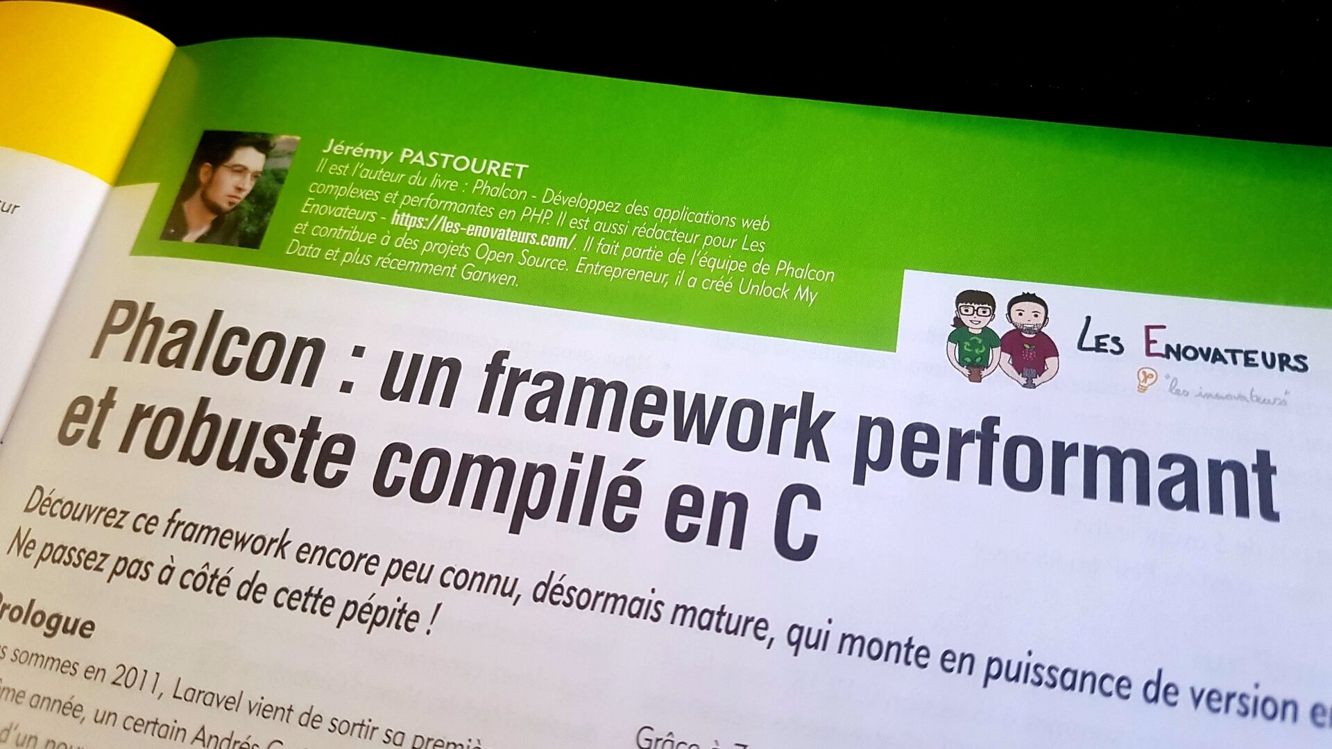 Article about Phalcon in a French magazine