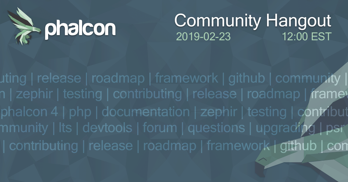 Community Hangout - 2019-02-23